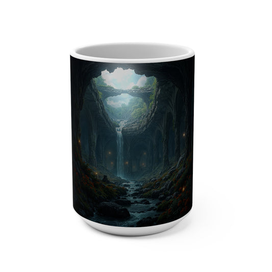 Enchanted Forest Mug - 15oz Fantasy Coffee Cup for Nature Lovers