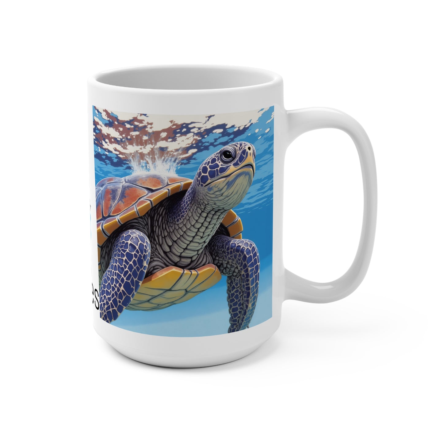 I Love Turtles 15oz Mug - Perfect Gift for Turtle Lovers