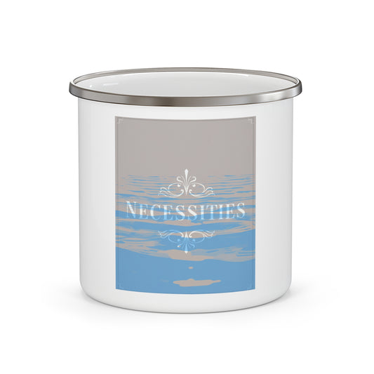 Necessities Enamel Camping Mug - Perfect for Outdoor Adventures & Cozy Moments