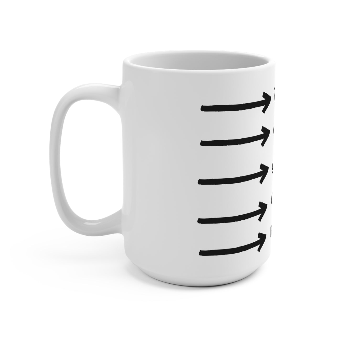 15oz Funny Coffee Mug - Perfect for Morning Motivation