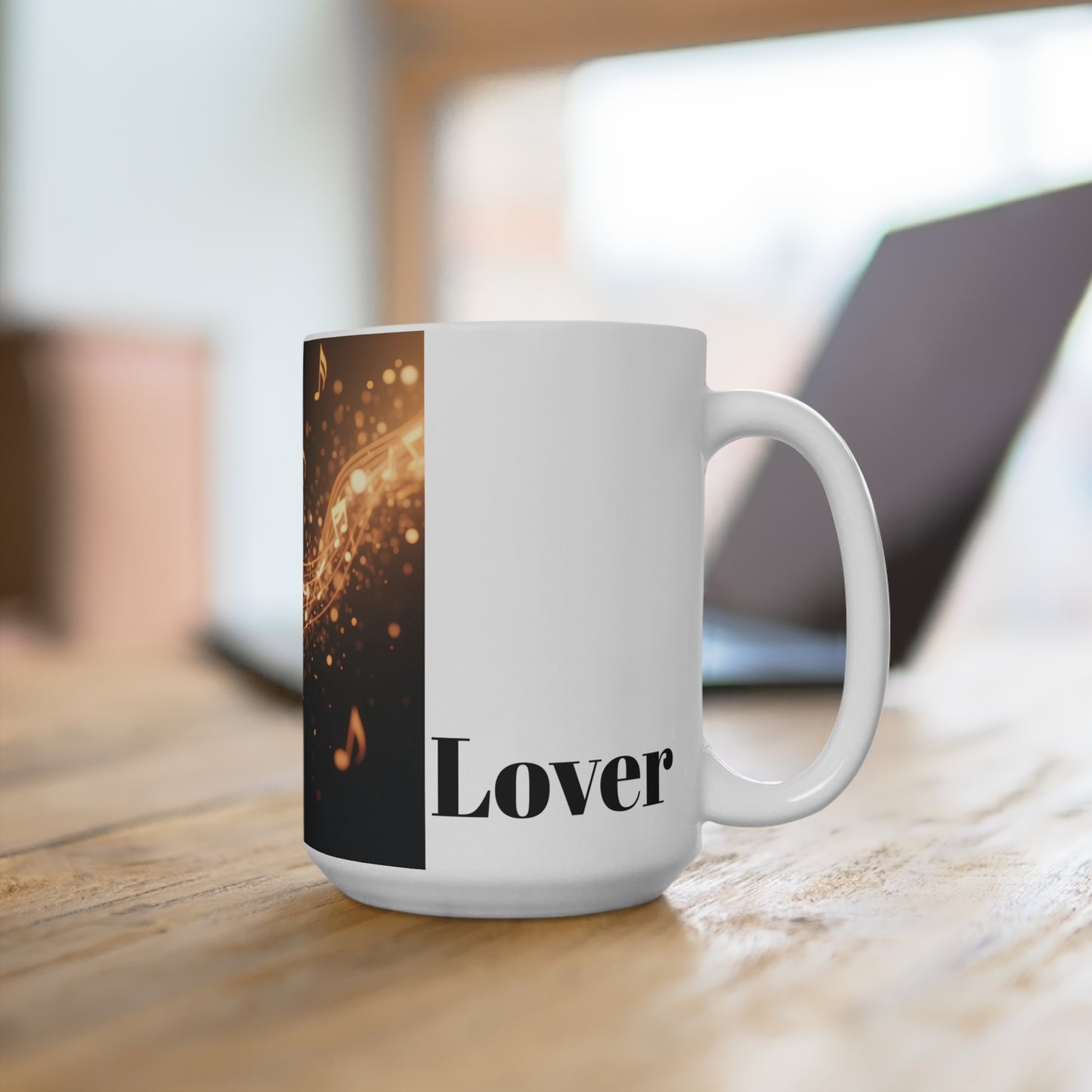 Musical Lover 15oz Mug - Perfect Gift for Music Enthusiasts