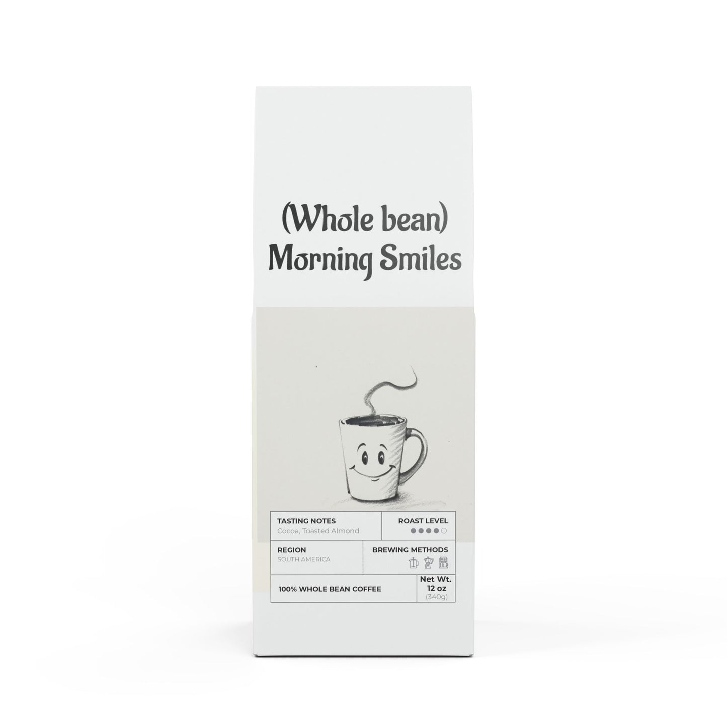 Cascades Coffee Blend "Morning Smiles" (Medium-Dark Roast)