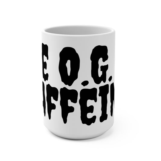 Funny 15oz Coffee Mug - "The O.G. of Caffeine" - Perfect for Coffee Lovers & Gift Ideas