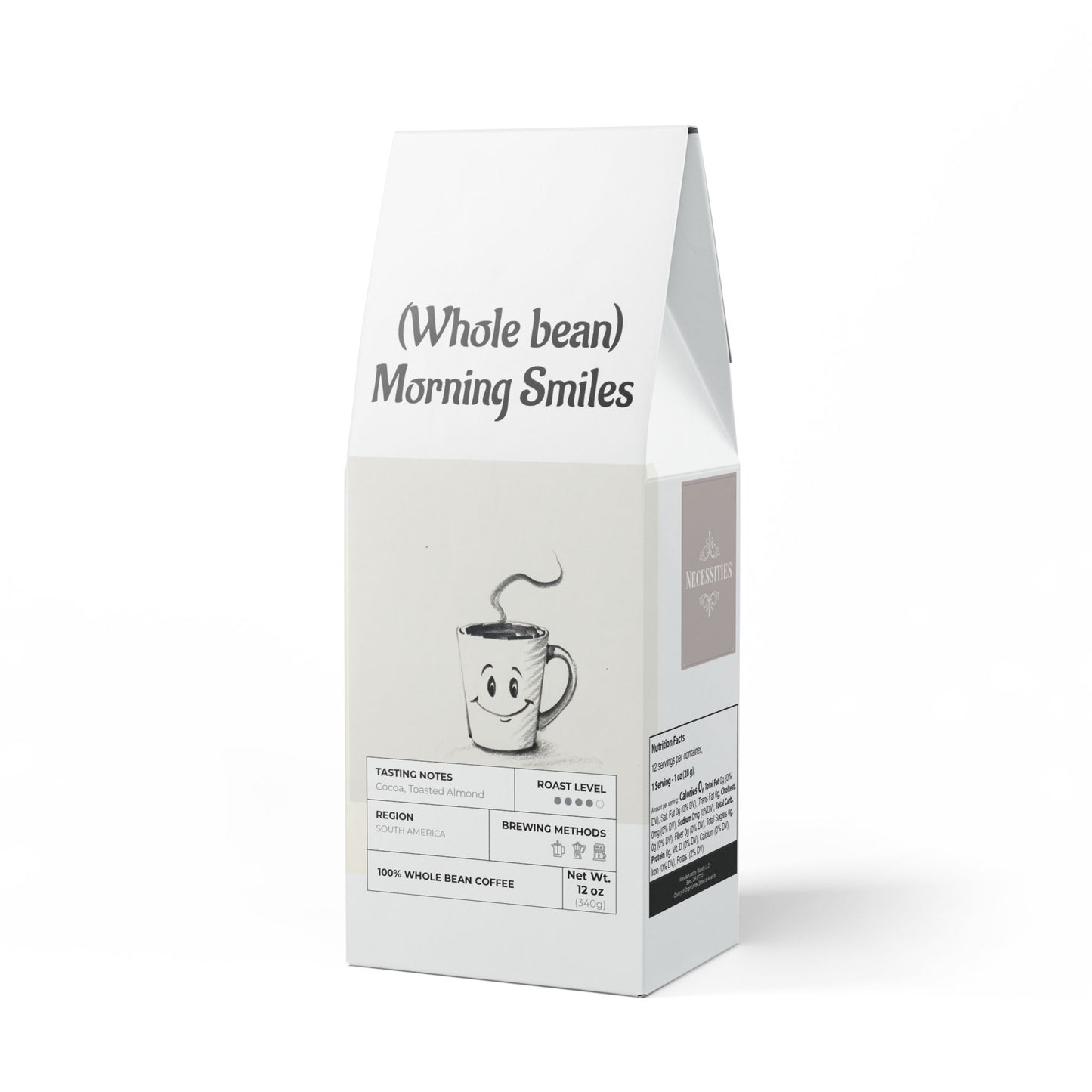 Cascades Coffee Blend "Morning Smiles" (Medium-Dark Roast)