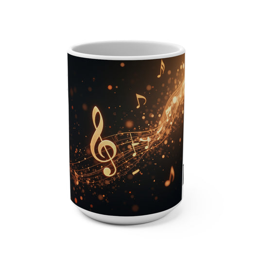 Musical Lover 15oz Mug - Perfect Gift for Music Enthusiasts