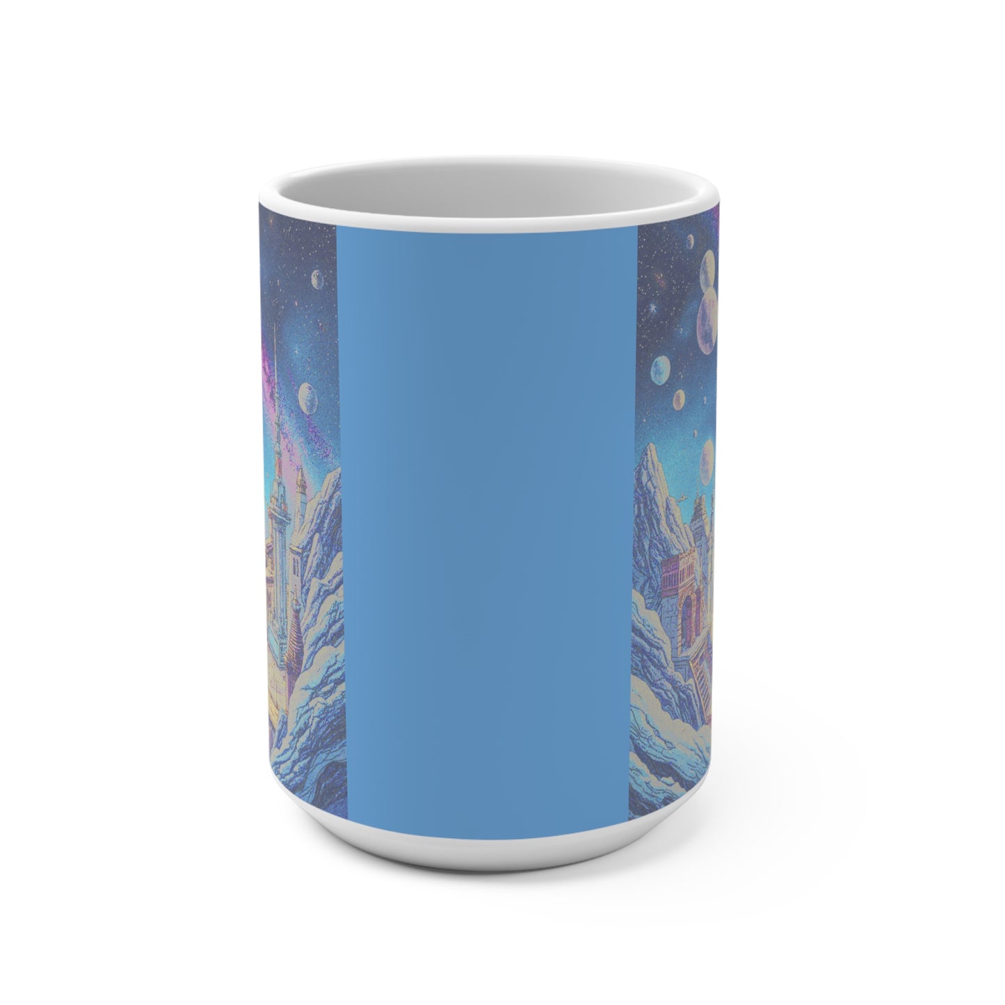 Cosmic Dreams Mug | 15oz Space-Themed Ceramic Coffee Cup